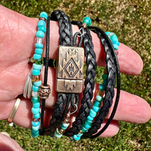 Load image into Gallery viewer, Triple Boho Wrap Turquoise
