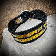 Load image into Gallery viewer, Sparkly Sunset Gold cuff