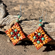 Load image into Gallery viewer, Large Mandala Earrings
