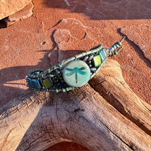 Load image into Gallery viewer, Dragonfly bracelet in teal
