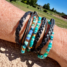 Load image into Gallery viewer, Triple Boho Wrap Turquoise
