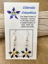 Load image into Gallery viewer, Columbine dangle earrings
