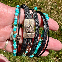 Load image into Gallery viewer, Triple Boho Wrap Turquoise
