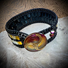 Load image into Gallery viewer, Sparkly Sunset Gold cuff
