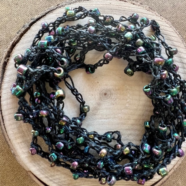 Crochet Infinity Bracelet/Necklace