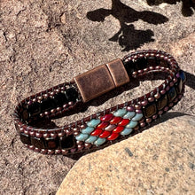 Load image into Gallery viewer, Lariat magnetic dark brown bracelet
